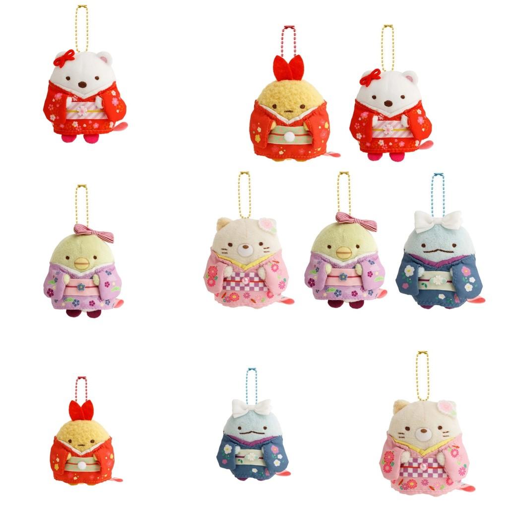 Adorable Japanese Corner Creatures Plush Keychain Soft Cartoon Cat Doll Gifts