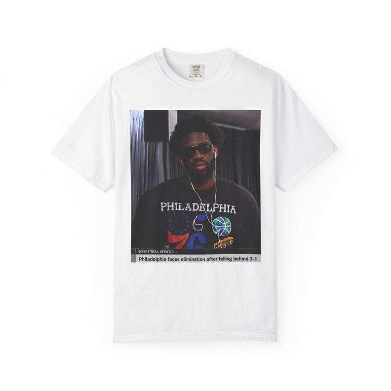 Embiid Down 3 1 Unisex T-Shirt, Philly Playoff Meme Tee Graphic Tee