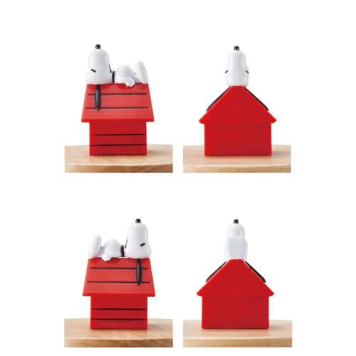 Skater ENC8D-A Enamel Canister with Wooden Lid and Mascot, 750ml, Storage Container, Snoopy