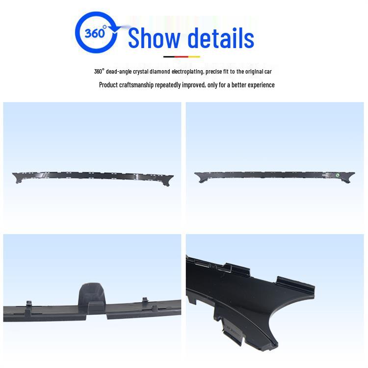 BMW 7 Series Rear Lip & Exhaust Decorative Strips for 730Li, 740Li, 750LI by Mansory