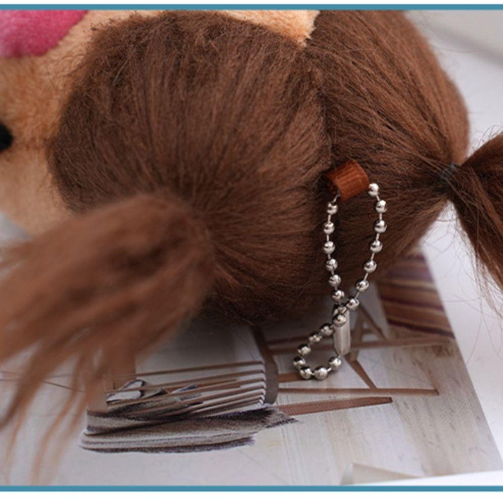 Fried Hair Potato King Big Mouth Girl Plush Keychain Big Mouth Girl    Birthday Gifts