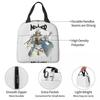 Metaphor Refantazio Louis Atlus Insulated Lunch Bag for Women Kids Portable Food Boxes Thermal Lunch Box Tote