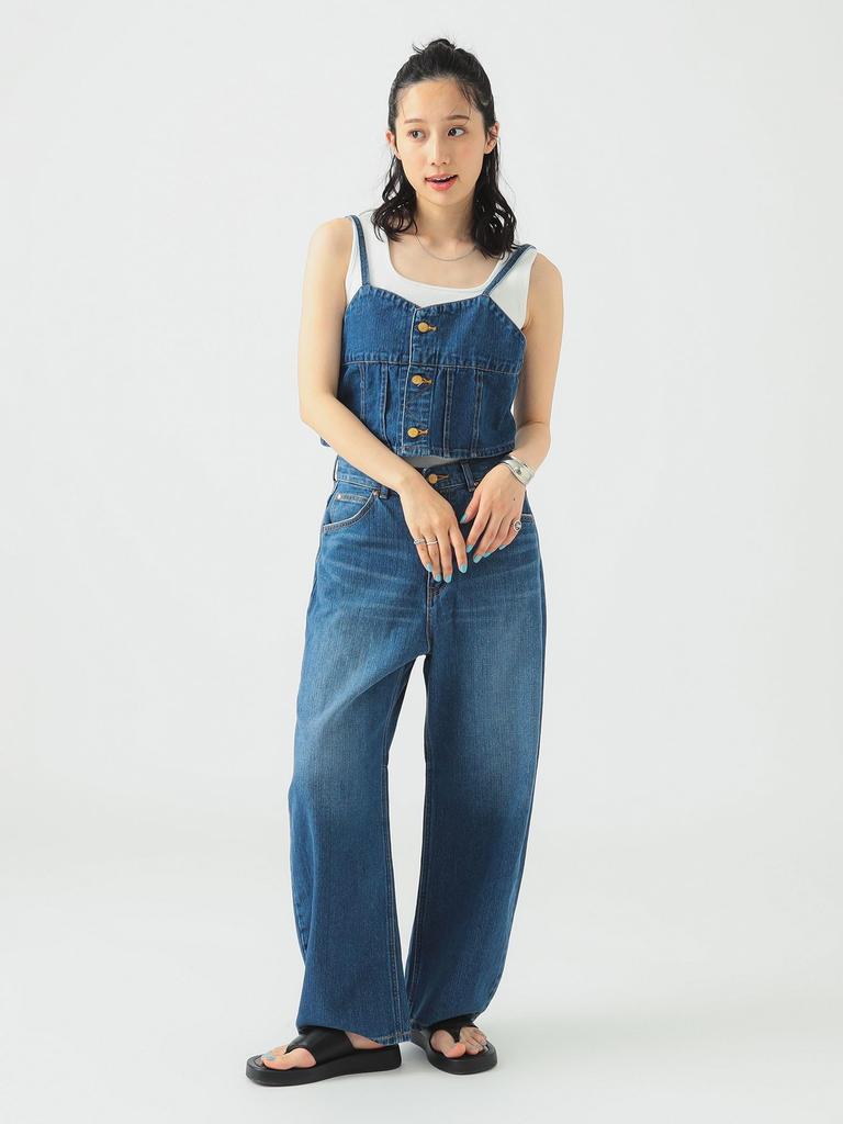 В:MING LIFE STORE by BEAMS Джинсовый бюстье Lee, женский, размер M (Использовал)