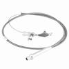 For Chevy TH350 Stainless Steel Braided Transmission Kick Down Cable Detent Kickdown