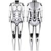 Halloween Costumes Women Gothic Jumpsuit Robot Cosplay Costume Modern Machine Bodycorn Rompers