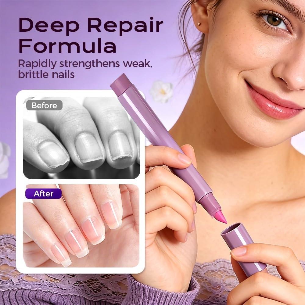 Moisturize Formula Cuticle Oil Pen 2-in-1 Cuticle Remover Pen New Cuticle Pusher Pen Damaged Nails