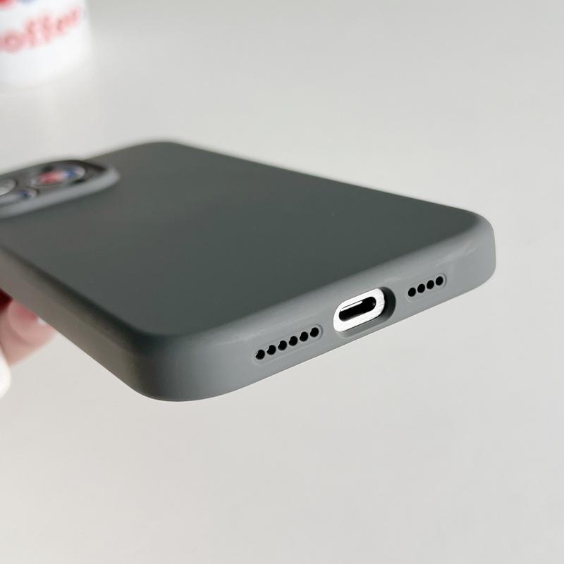 Для iPhone 16 15 Pro Max 14 Pro 13 12 11 чехол однотонный жидкий силиконовый тонкий защитный объектив мягкий матовый противоударный для Magsafe Magnetic Phone Cover