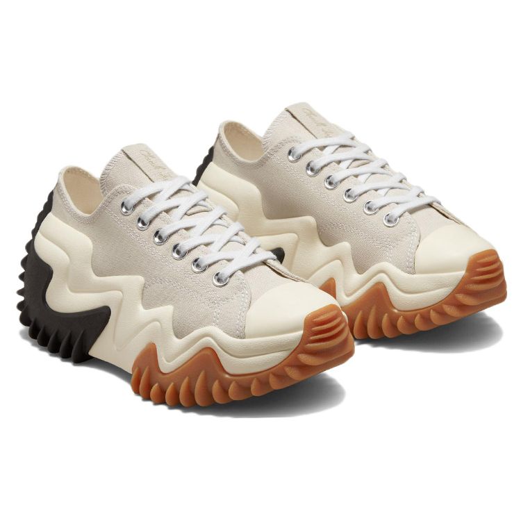 Converse Run Star Motion Platform Low Season Color — кроссовки унисекс Desert Sand Cream Black Egret A02299C