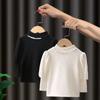 Baby Girls Long Sleeve Sweater Tops Round Neck Cotton Childrens Children's Clothes Autumn Winter