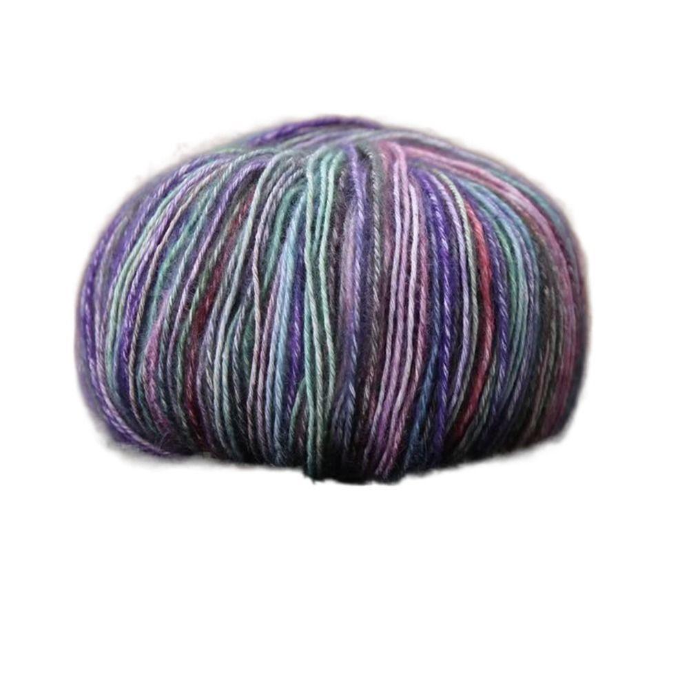 Супермягкая пряжа для вязания из шерсти, разноцветная пряжа для ручного вязания, многоцелевая удобная пряжа для вязания крючком