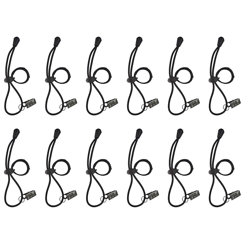 Cord 12 Pack for Photo Photography Background Clamps Muslin String Clips Backdrop Clips Holder