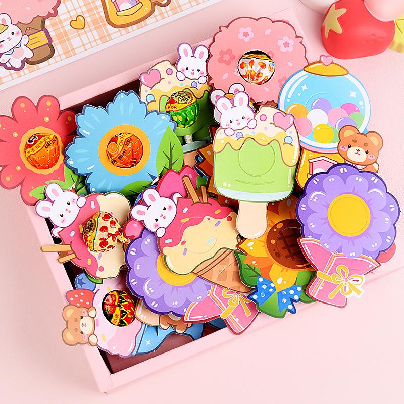 Lollipop Cartoon Cardstock for Classroom & Kindergarten Decorations