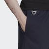 Adidas Originals Trefoil FW22 однотонные шорты с эластичной резинкой на талии и принтом логотипа, мужские шорты темно-синего цвета HK4998