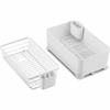 YOHAKU Compact Large Capacity Drainer Set, Pure White, MG-0308