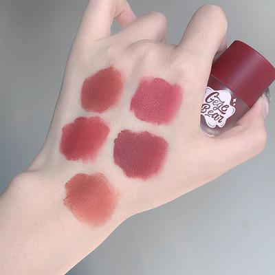 Yi Cai Velvet Mist Lip Mud, матовый мягкий туман, стойкий макияж, отбеливание, не легко испачканная глазурь для губ, румяна, женская помада