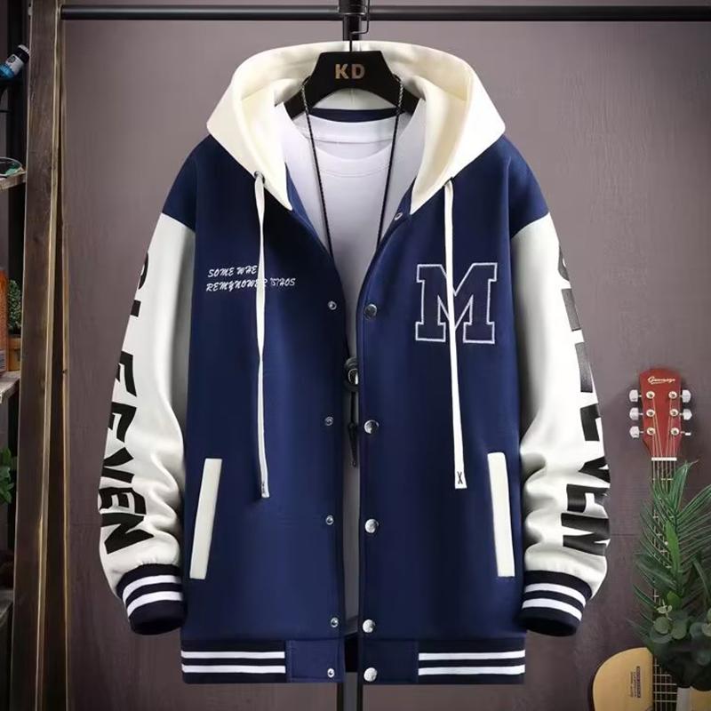 Весенне-осенние мужские комплекты Модный комплект Графические худи Куртка Спортивные штаны Мужские комплекты спортивных костюмов