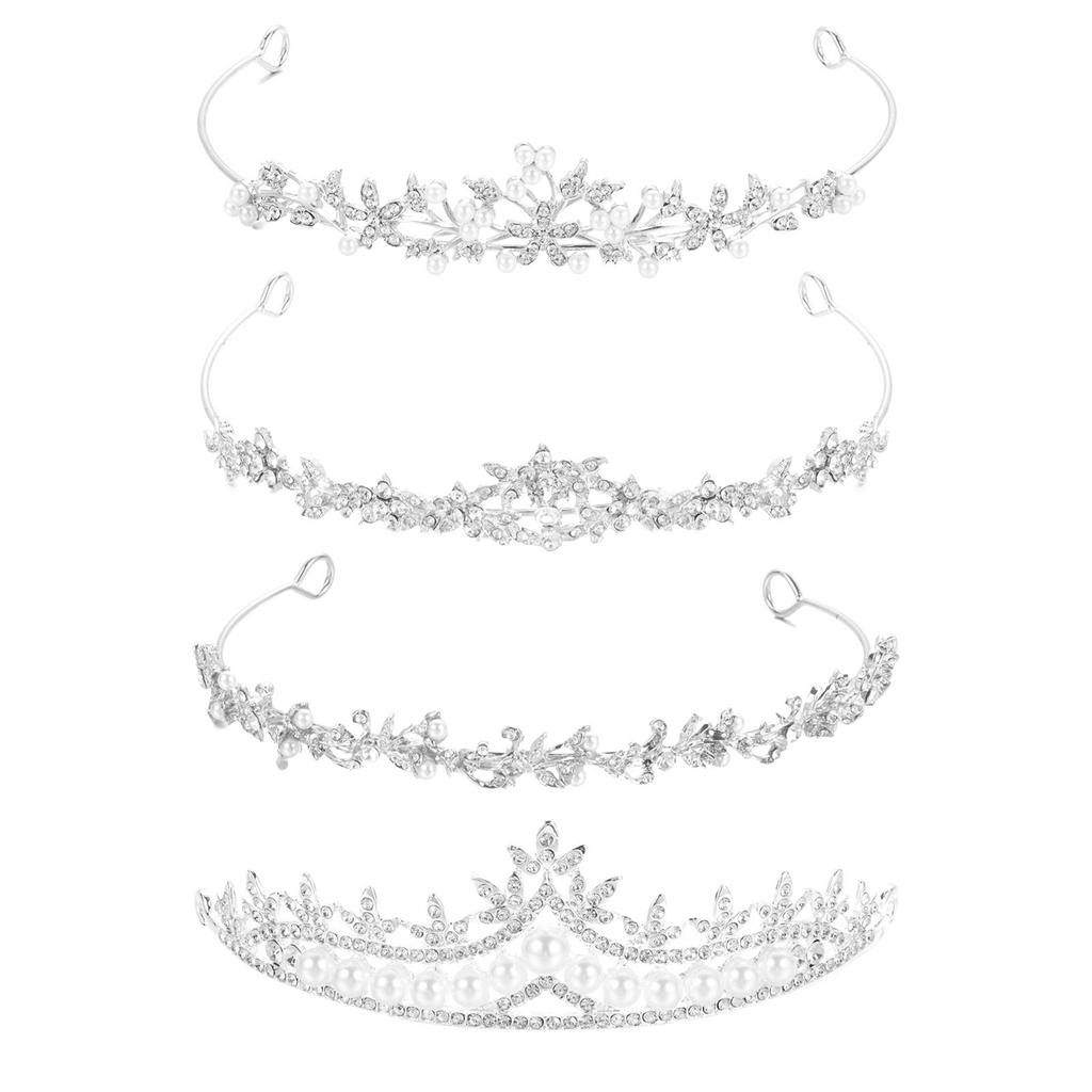 Girls Wedding Party Headdress Crown Headbands Fashion Hair Accessories Princess Tiara Headpieces