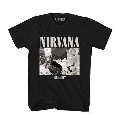 2026 Новая рок-группа Nirvana Футболка с коротким рукавом Курт Кобейн Панк-стиль Хлопок Приталенная Молодежная Летняя Повседневная Футболка для Мужчин