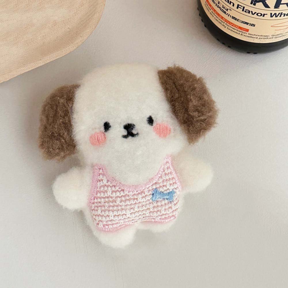 Значок на лацкан плюшевая собака булавка ювелирные изделия аксессуары собака значок брелок сумка кулон студент