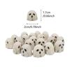 20 Pieces Mini Halloween Ghost Statues Resin Spooky Miniature Landscape With Various Expressions For Vase Filling DIY Potted