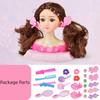 Simulation Half Body Barbie Doll  Make Up Braided Hair Princess Play Toy House