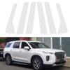 6 шт. автомобильных столбов, отделочные наклейки, автомобильные окна, двери, колонны, декор, стилизованные аксессуары, подходят для Hyundai Palisade 2020-2024