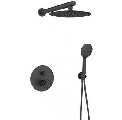 Смеситель Sea Horse Loftea Black с Смесителем Миксер Черный Мат (BJV409B)