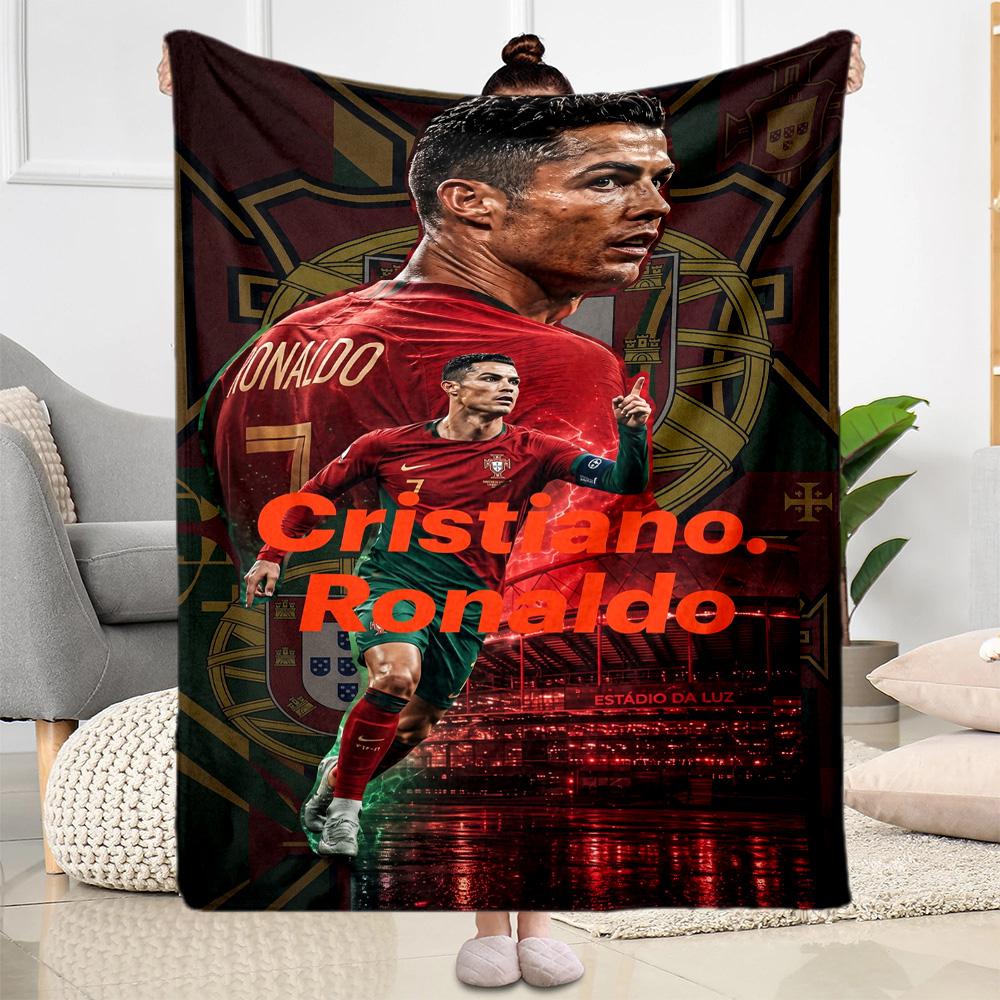 Cristiano Ronaldo 194 Blanket Durable Comfort Great for Bed Chair Bedding Four Seasons Universal Modern Gifts For Family Or Friends