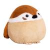 Stuffed Sparrow Chewy Cushion Body Pillow Sparrow Cute Bird Stuffed Animal Large Sparrow Comfortable Soft Cushion Fluffy Waist Pillow 35cm Christmas