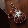 Original Prayer Dharma Handmade French Sheepskin Car Key Bag Pendant Personalized Gift Keychain