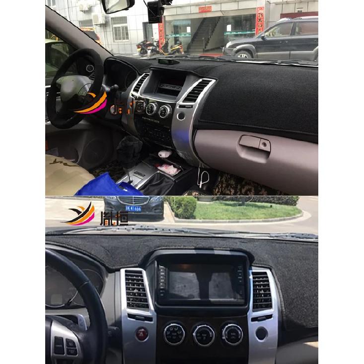 Для Mitsubishi Pajero Sport II Mk2 KH4W KG4W 2009-2015 Коврик на панель приборов Накладка на панель приборов Солнцезащитная подкладка Коврик на приборную панель Противогрязевые украшения