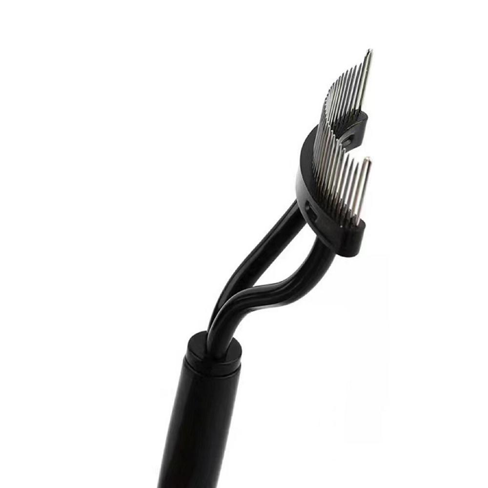 1 шт. Стальная игла Расческа для ресниц, Полудуговая Портативная Кисть для наращивания ресниц, Инструменты для формирования ресниц, Средства для накладных ресниц