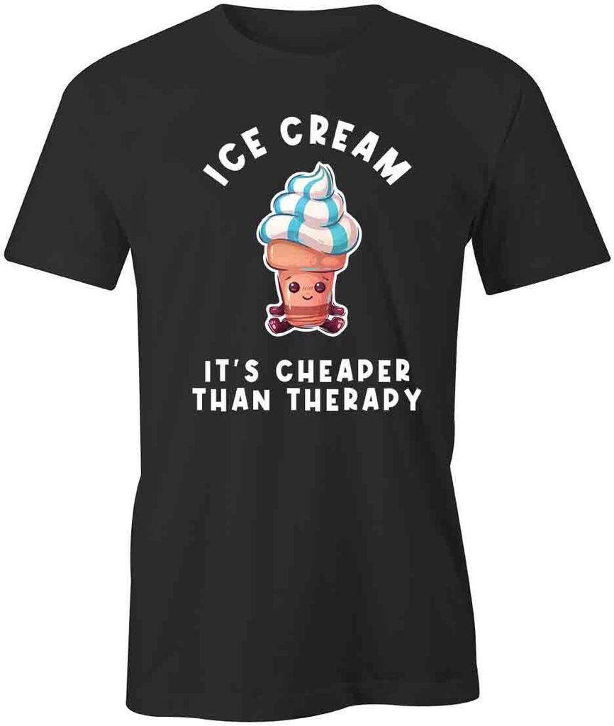ICE CREAM THERAPY TShirt Tee Printed Graphic T-Shirt Gift S1BCB079 SWEETS