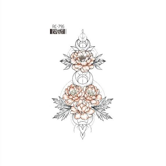 Dark Butterfly Sexy Waterproof Temporary Tattoo Sticker India Women Back Waist Flash Tatoo Girl Body Art Fake Tattoos Realistic