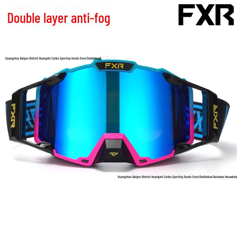 Новые двухслойные очки FXR с защитой от запотевания для внедорожной езды, катания на горных велосипедах и лыжах.