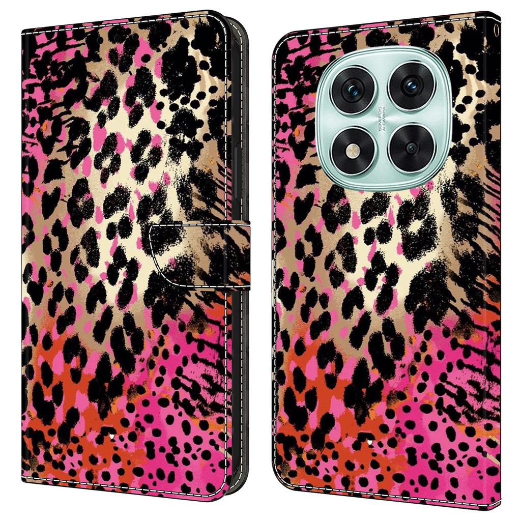 Для Xiaomi Redmi Note 14 Pro 4G Чехол Кошелек Подставка С Принтом Узор Искусственная Кожа Книжка Чехол для Телефона