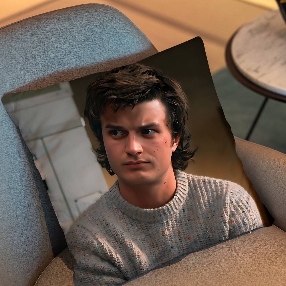 J-Joe Keery Movie Cold Storage Pillow Case Pillow Case Living Room Sofa Cushion Cover Suitable For Home Bedroom Room Decoration
