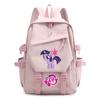 Школьная сумка для ученика с принтом Пони Поли Радужный Пони, большая вместимость, для учеников начальной и средней школы, детский рюкзак