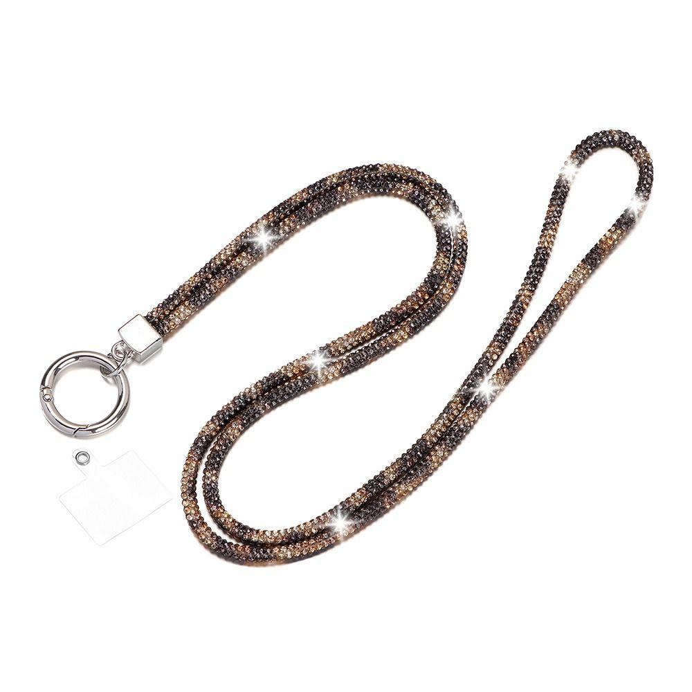 Блестящий яркий брелок с бриллиантами и кристаллами, анти-потерянная веревка, ремни, стразы, ремешок для телефона, подвесной шнур