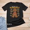 Schnoodle Anatomy Funny Dog Mom Dad Gift Unisex T-shirt