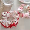 Cute Cherry Bear Bow Elastic Hair Bands Hair Rope Ties for Girls Women Headband Hair Accessories Ponytail Holer Scrunchies