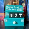 Reading Tracker Bookshelf Decoration with Dices Book Read This Year Reading Achievements Counter Reading Nook Accessory for Book Lovers