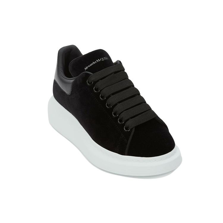 (WMNS) Кроссовки Alexander McQueen Oversized 'Smooth Black' Женские 553775W4FKT1000