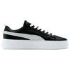 Puma Womens Smash Platform Leather 'Black' (women's sizes) Black / White Skate Shoes 366487 11