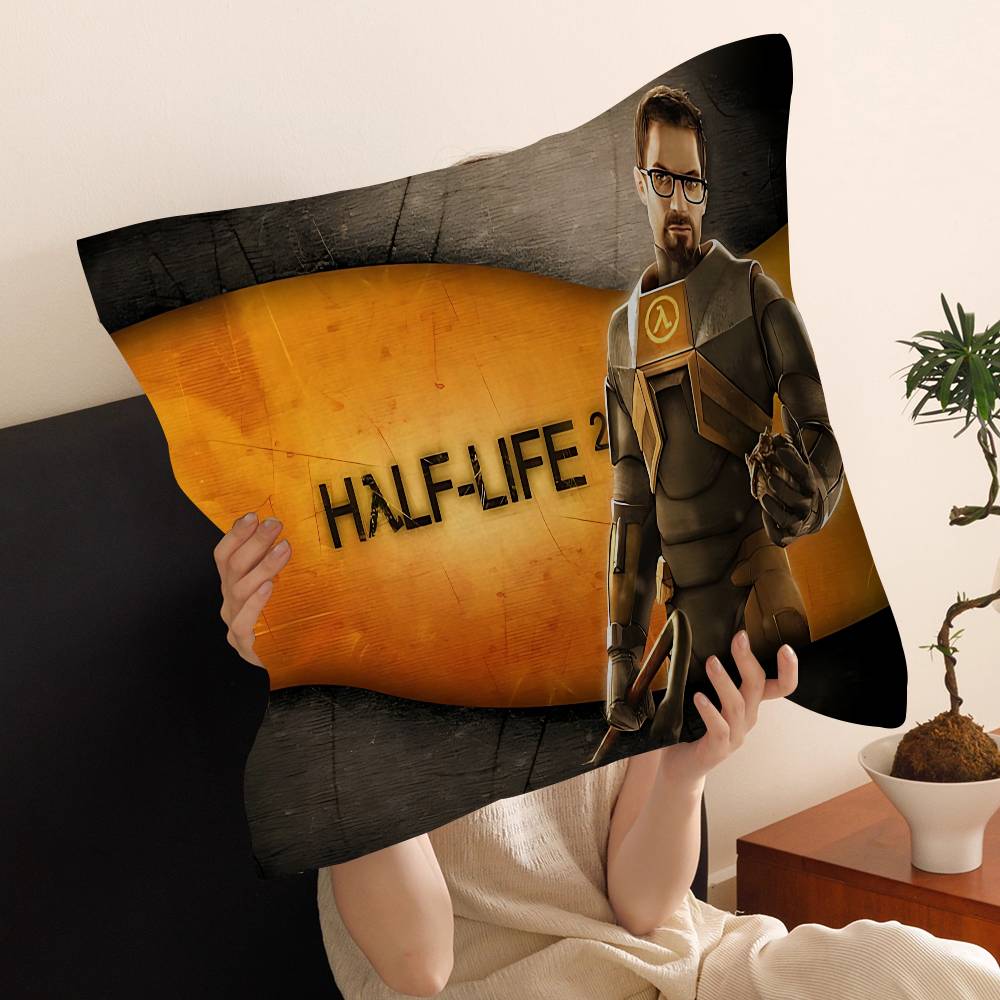 Игровой Half Life Наволочка Полиэстер Подушки для дивана Декоративные подушки Декор для дома Чехол на подушку