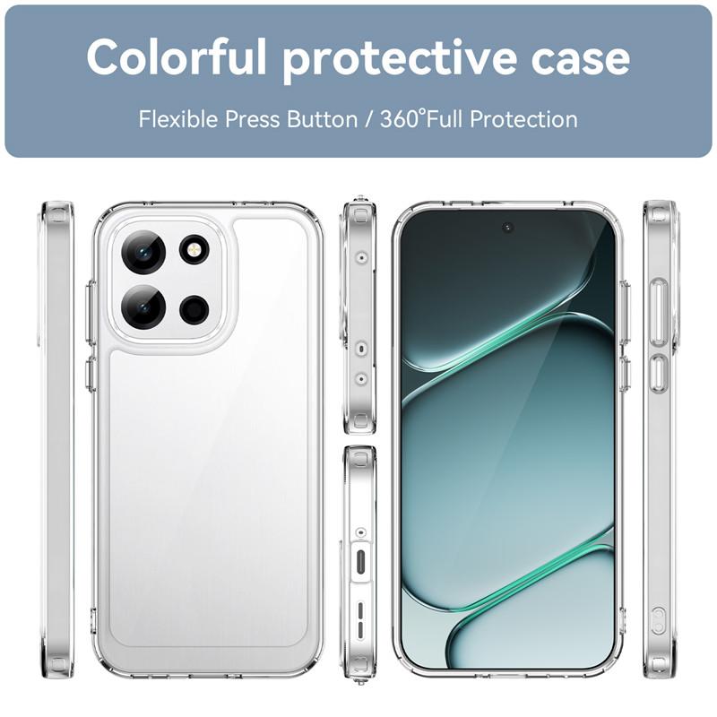 Чехол для OnePlus Nord 6 Прозрачный ПК + ТПУ Чехлы OnePlus Nord 6 OnePlus Turbo 6 6V Чехол Funda Ударопрочный Силиконовый Защитный Чехол