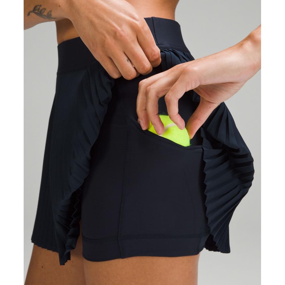 Lululemon Varsity High Rise Pleated Tennis Skirt True Navy
