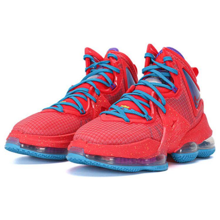 Nike Кроссовки унисекс LeBron 19 EP Kings Crown Red Siren-Red Laser-Blue DC9340-600