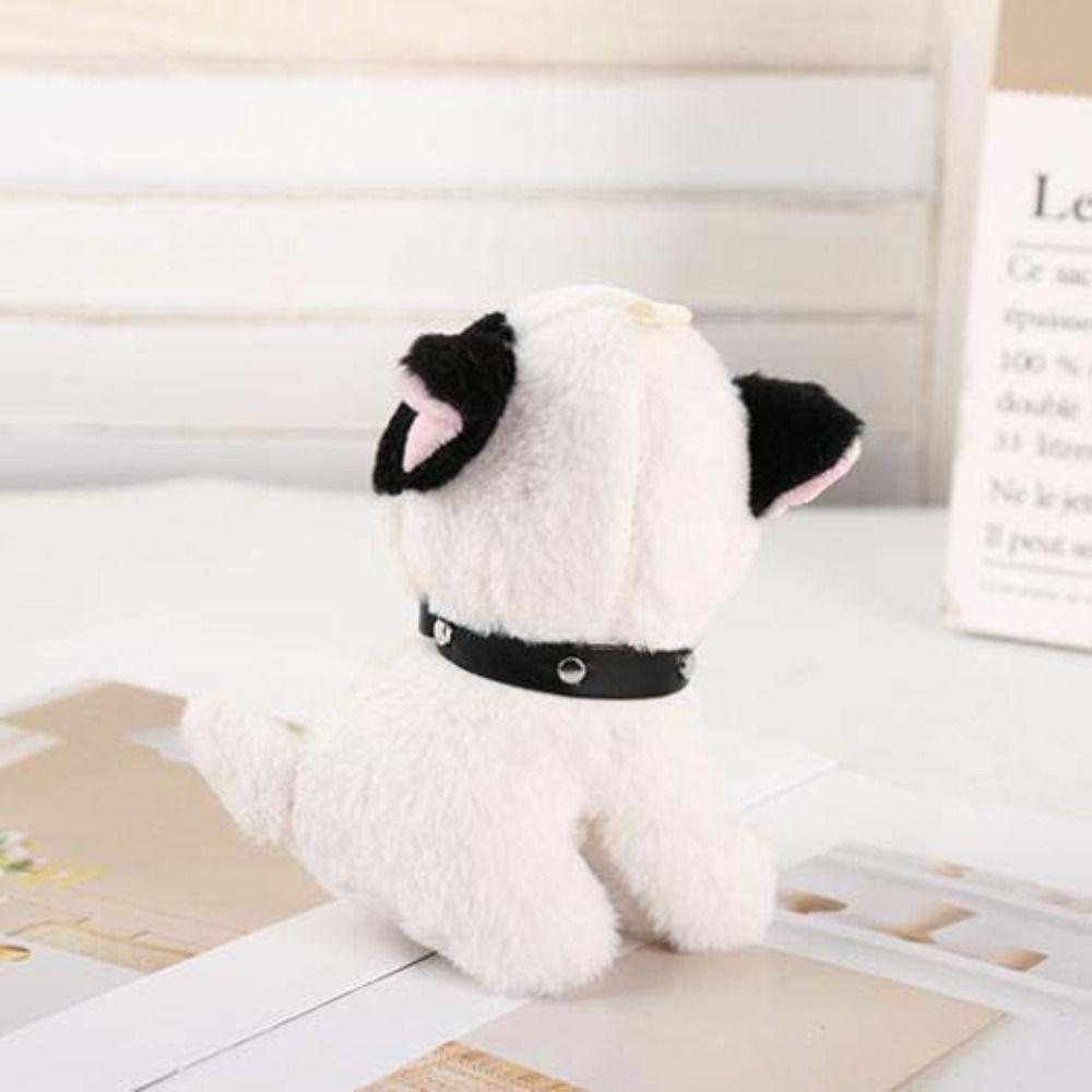 Simulation Dog Plush Pendant Cute Cartoon Animal Pendant Simulation Dog Plush Keychain Key Decor