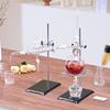 VEVOR Essential Oil Distillation Kit, 500ml Distillation Apparatus, 3.3 Boro Lab Glassware Distillation Kit with Alcohol Lamp, Ceramic Mesh and 24
